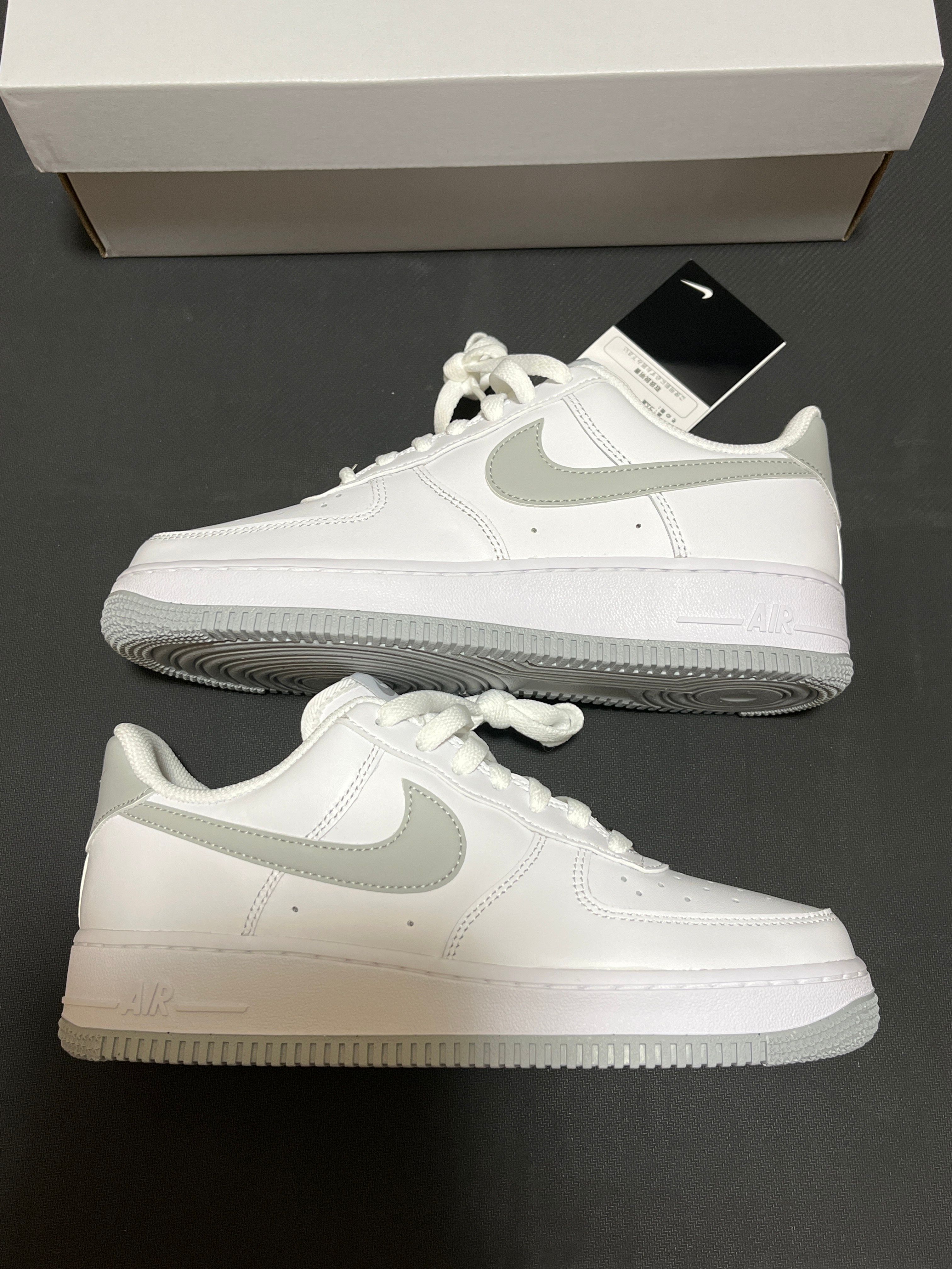 Nike Air Force 1 '07 "White/Light Smoke Grey"