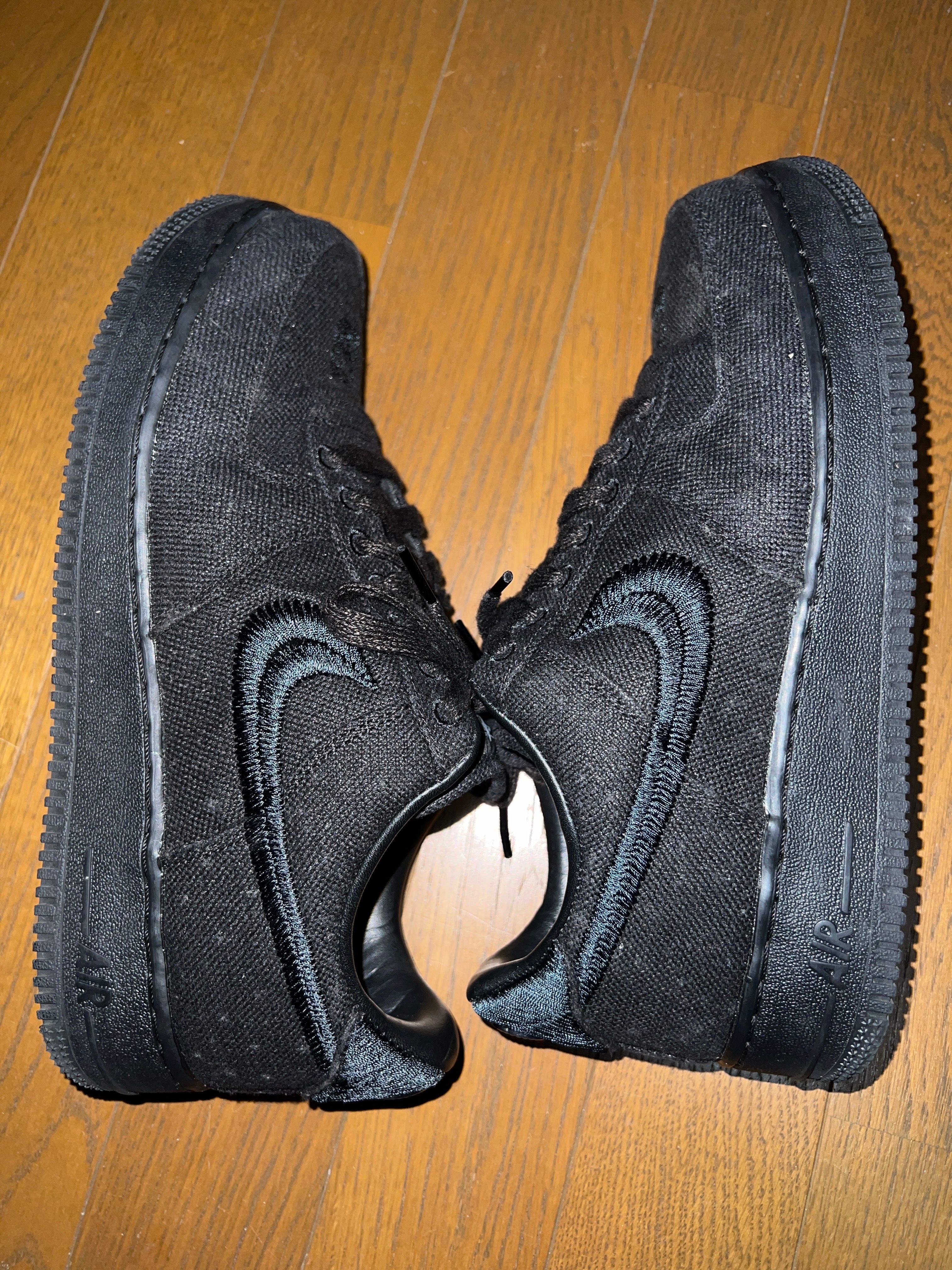 Stussy × Nike Air Force 1 Low "Triple Black"
