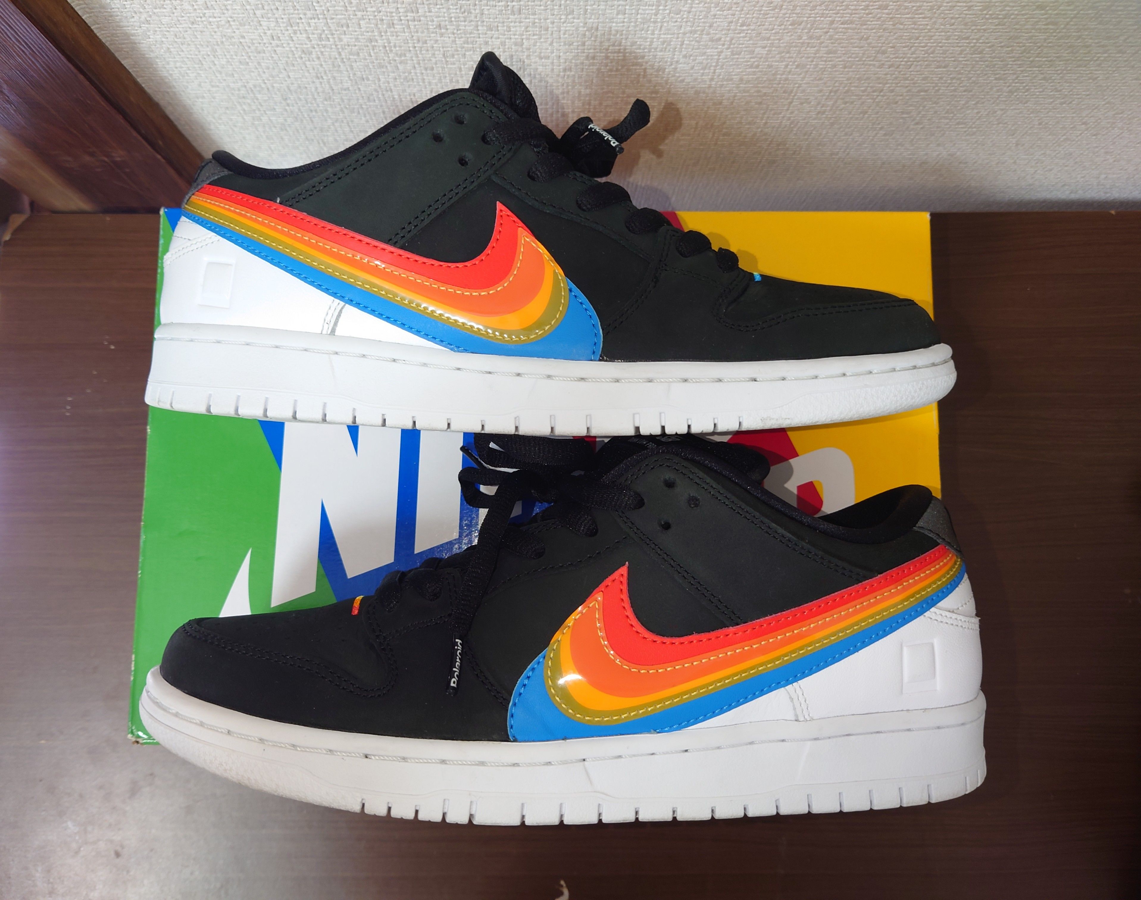 Polaroid × Nike SB Dunk Low Pro QS "Black/White"