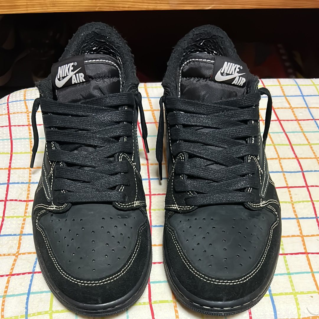 Travis Scott × Nike Air Jordan 1 Low OG SP "Black Phantom"