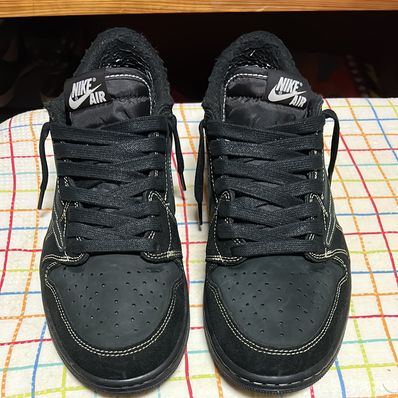 Travis Scott × Nike Air Jordan 1 Low OG SP "Black Phantom"
