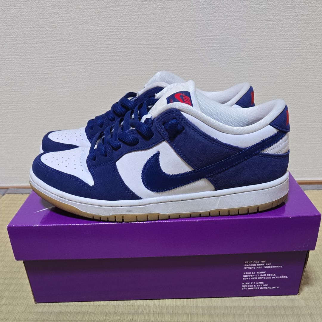 Nike SB Dunk Low "Los Angeles Dodgers/Deep Royal Blue"