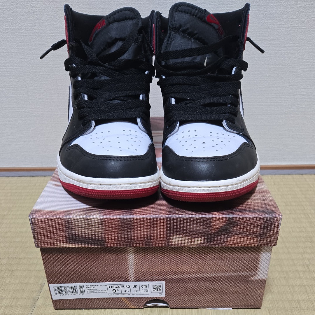 Nike Air Jordan 1 Retro High OG "Black Toe Reimagined"