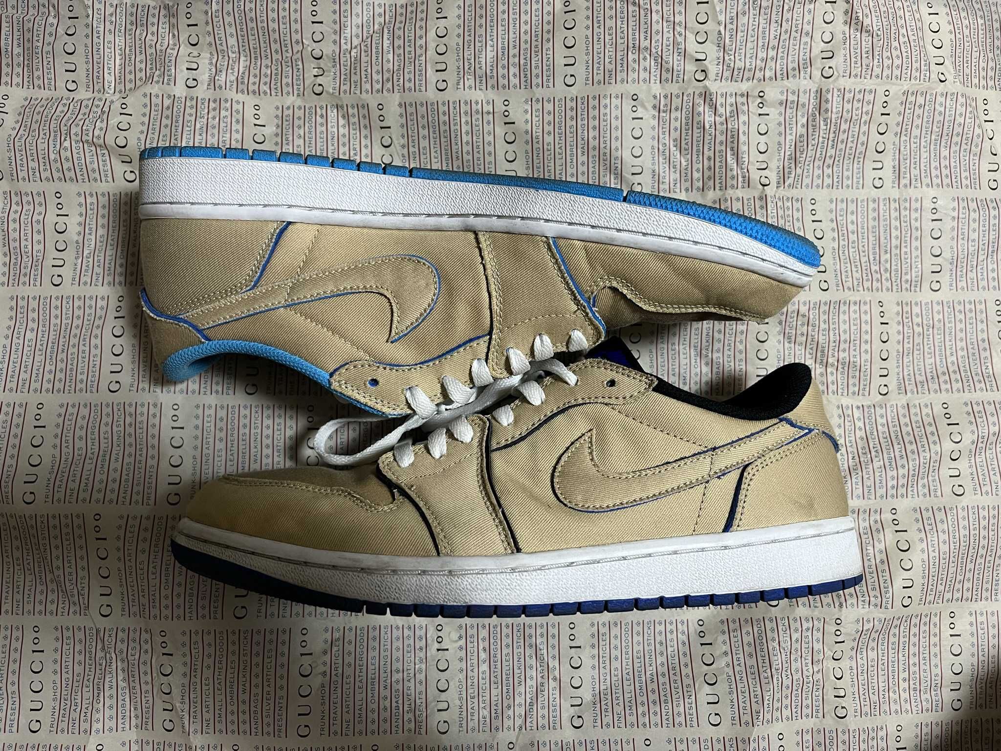 Nike SB Air Jordan 1 Low "Desert Ore/Royal Blue"