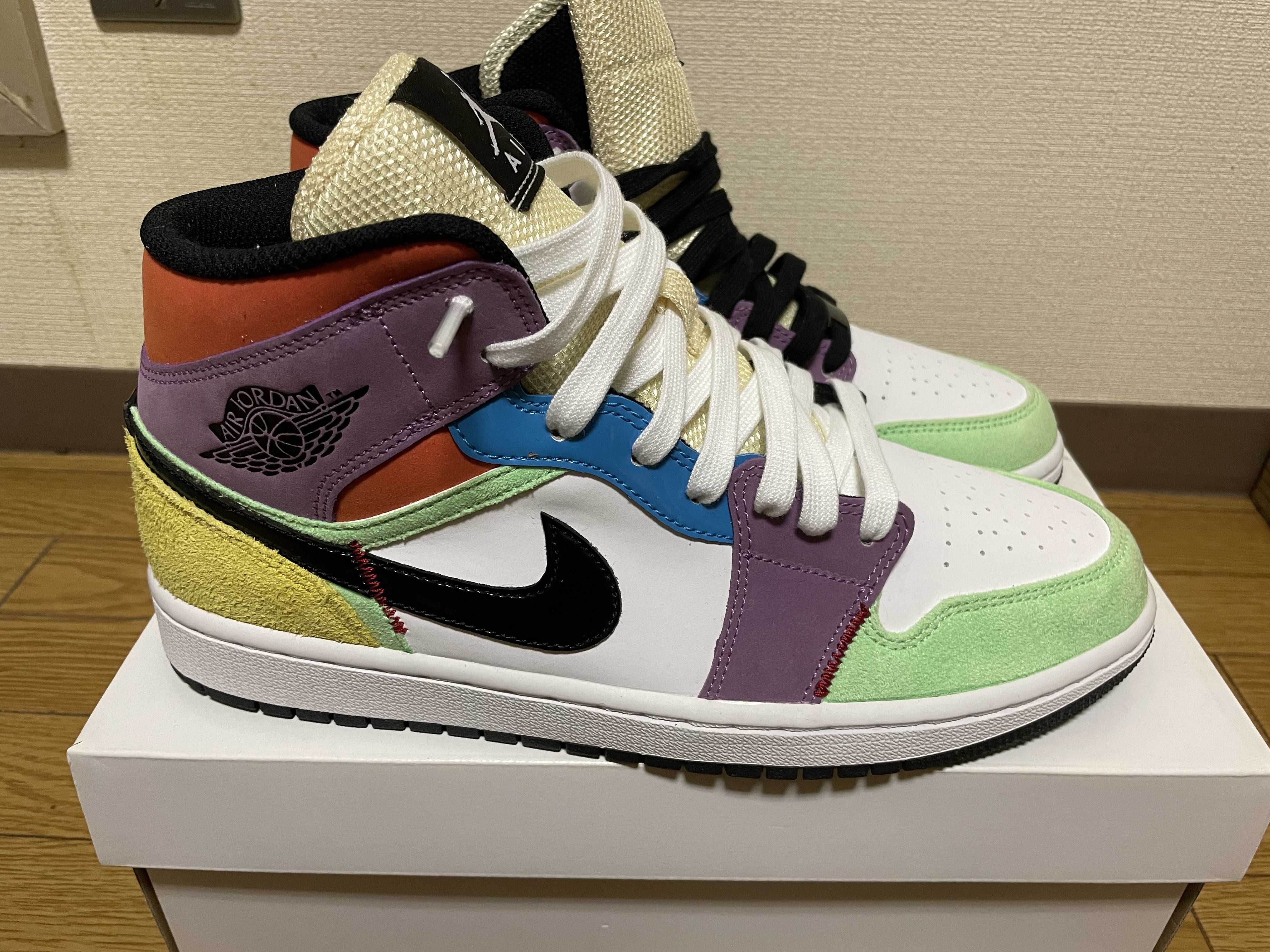 Nike Women's Air Jordan 1 Mid "Multi Color"