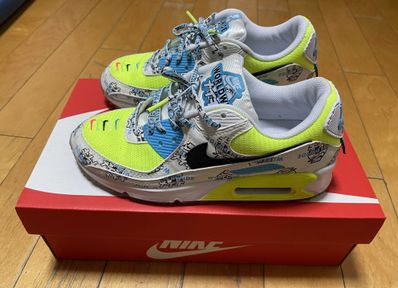 NIKE Women's WORLD WIDE PACK AIR MAX 90 SE WHITE "KATAKANA"