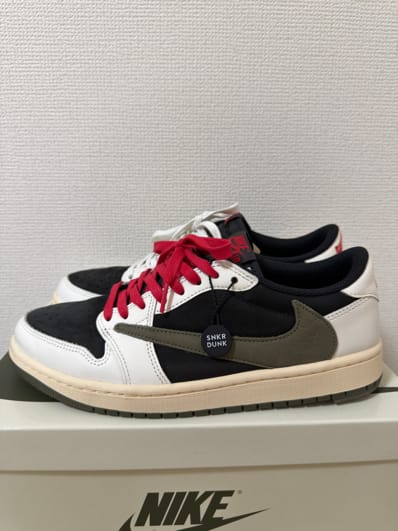 Travis Scott × Nike Women's Air Jordan 1 Low OG "Medium Olive"