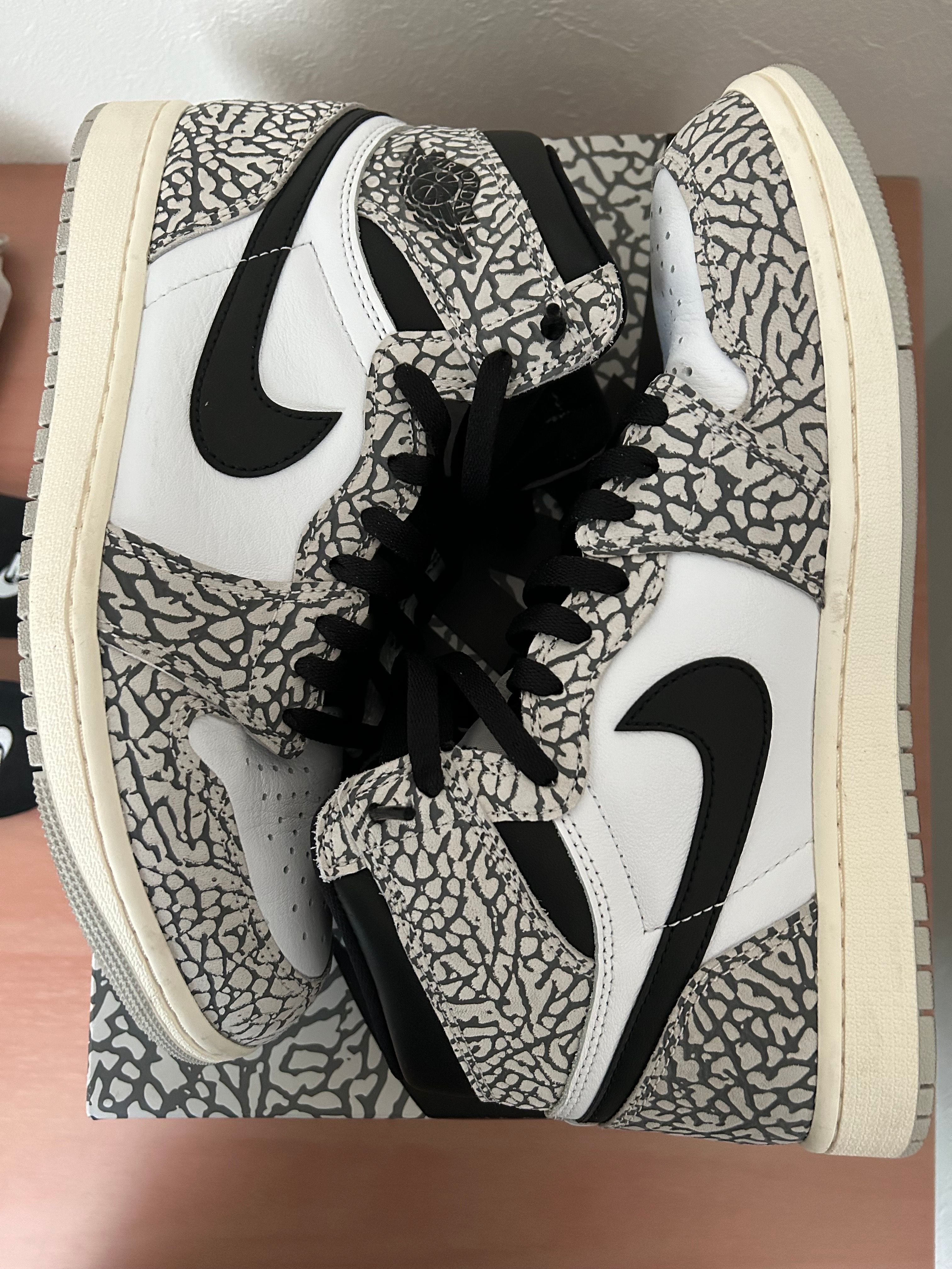 Nike Air Jordan 1 High OG "White Cement/Safari"