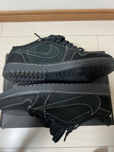 Travis Scott × Nike Air Jordan 1 Low OG SP "Black Phantom"