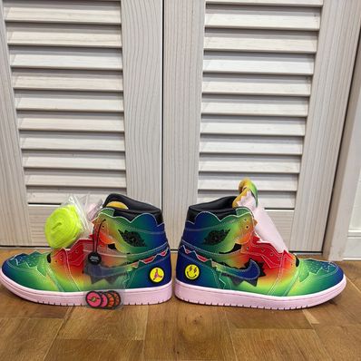 J Balvin × Nike Air Jordan 1 High OG "Rainbow"