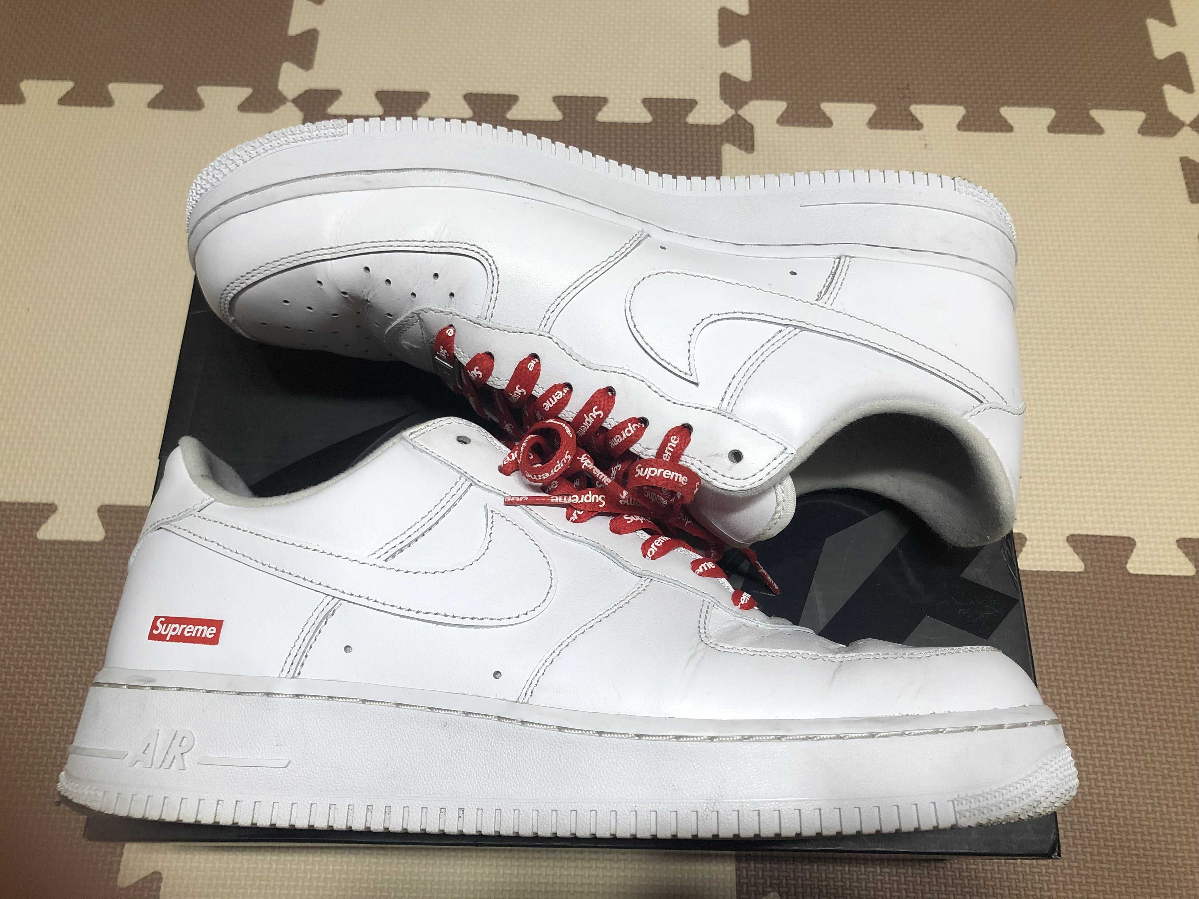 Supreme × Nike Air Force 1 Low "White"
