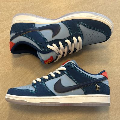 Why So Sad? × Nike SB Dunk Low "Coastal Blue/Speed Yellow-University Red"