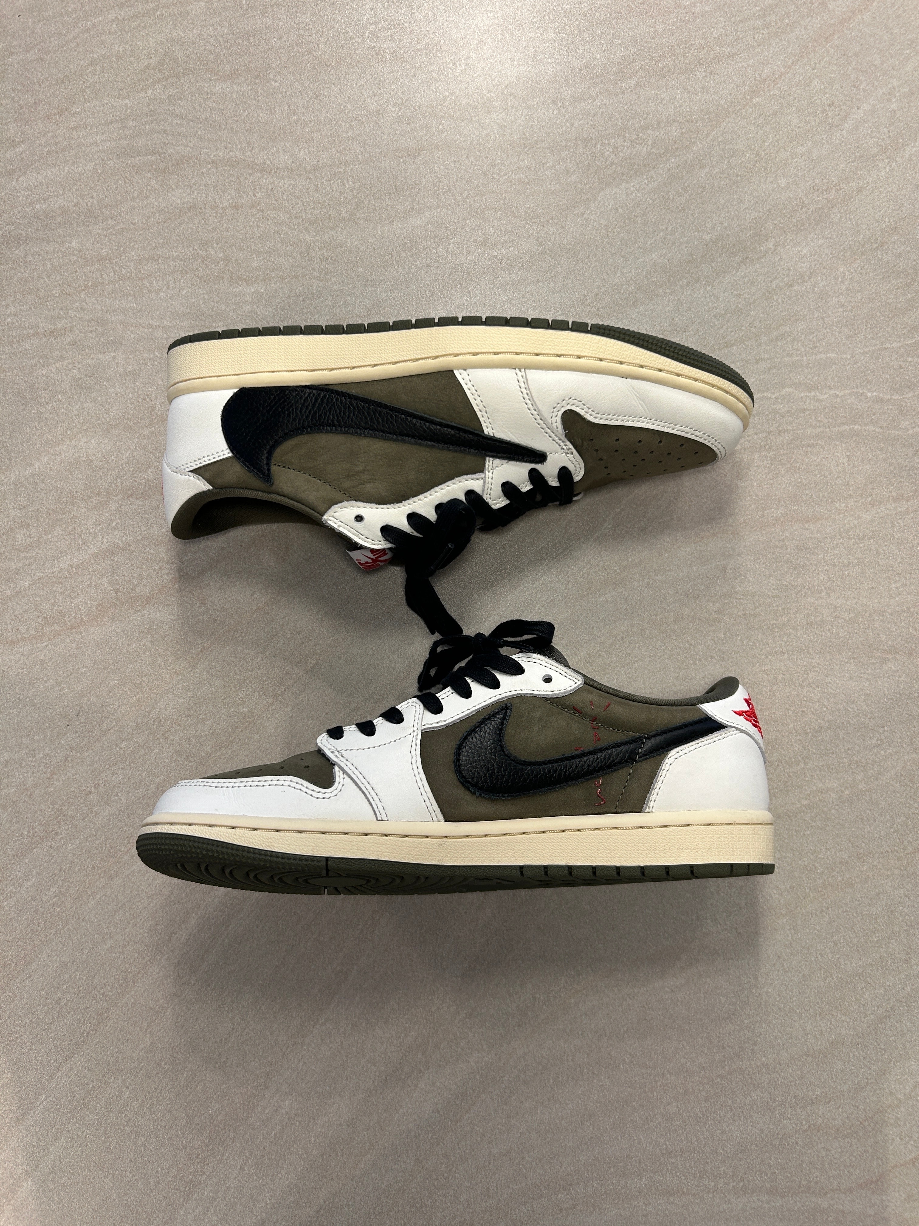 Travis Scott × Nike Air Jordan 1 Low OG SP "Reverse Olive"