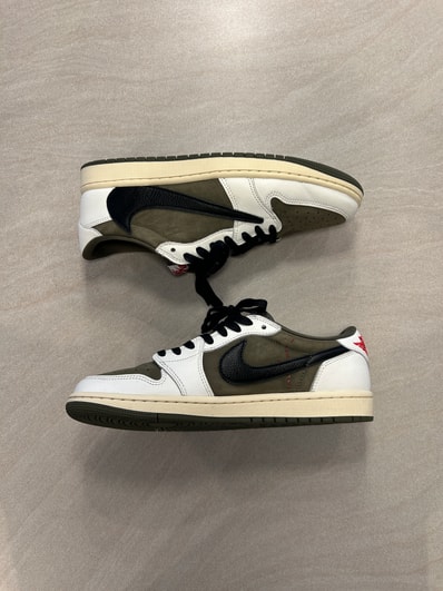 Travis Scott × Nike Air Jordan 1 Low OG SP "Reverse Olive"