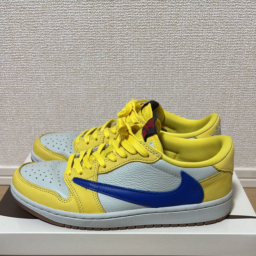 Travis Scott × Nike Women's Air Jordan 1 Retro Low OG "Canary"