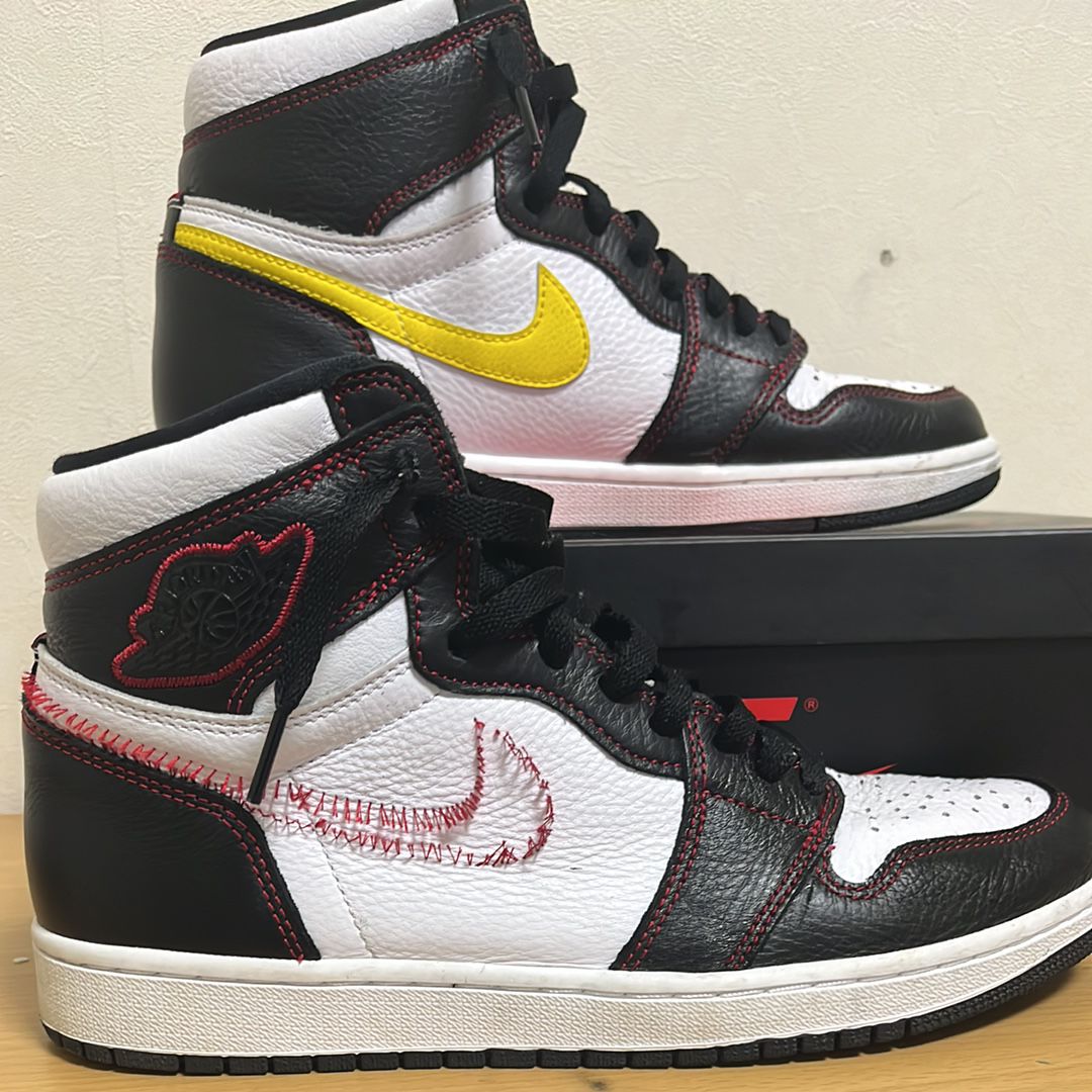 Nike Air Jordan 1 High OG Defiant "Black/Yellow/Gym Red"    