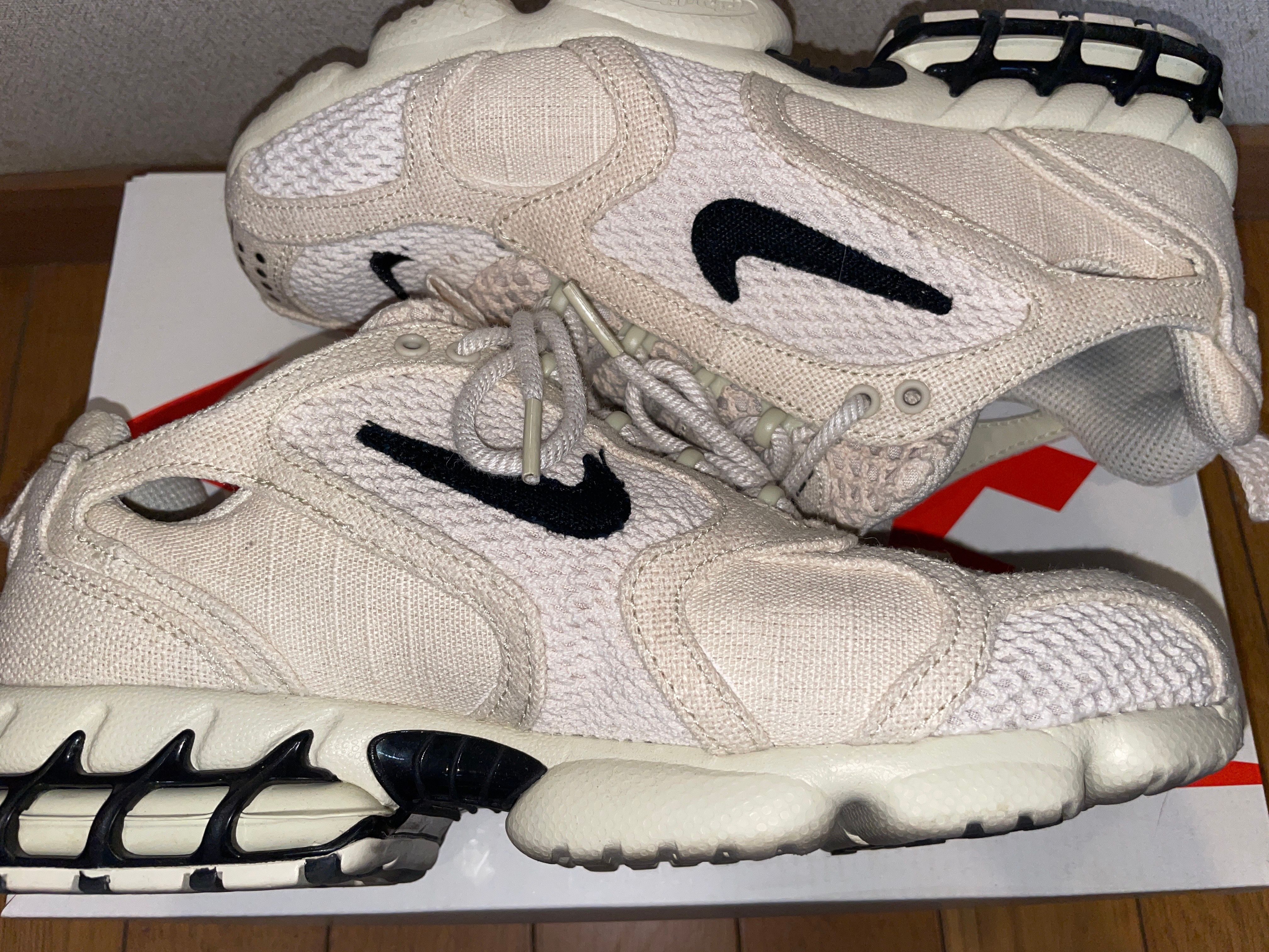 Stussy × Nike Air Zoom Spiridon CG 2 "Fossil/Black"