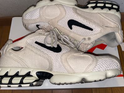 Stussy × Nike Air Zoom Spiridon CG 2 "Fossil/Black"