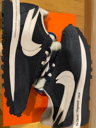 Fragment × sacai × Nike LD Waffle "Blackended Blue"