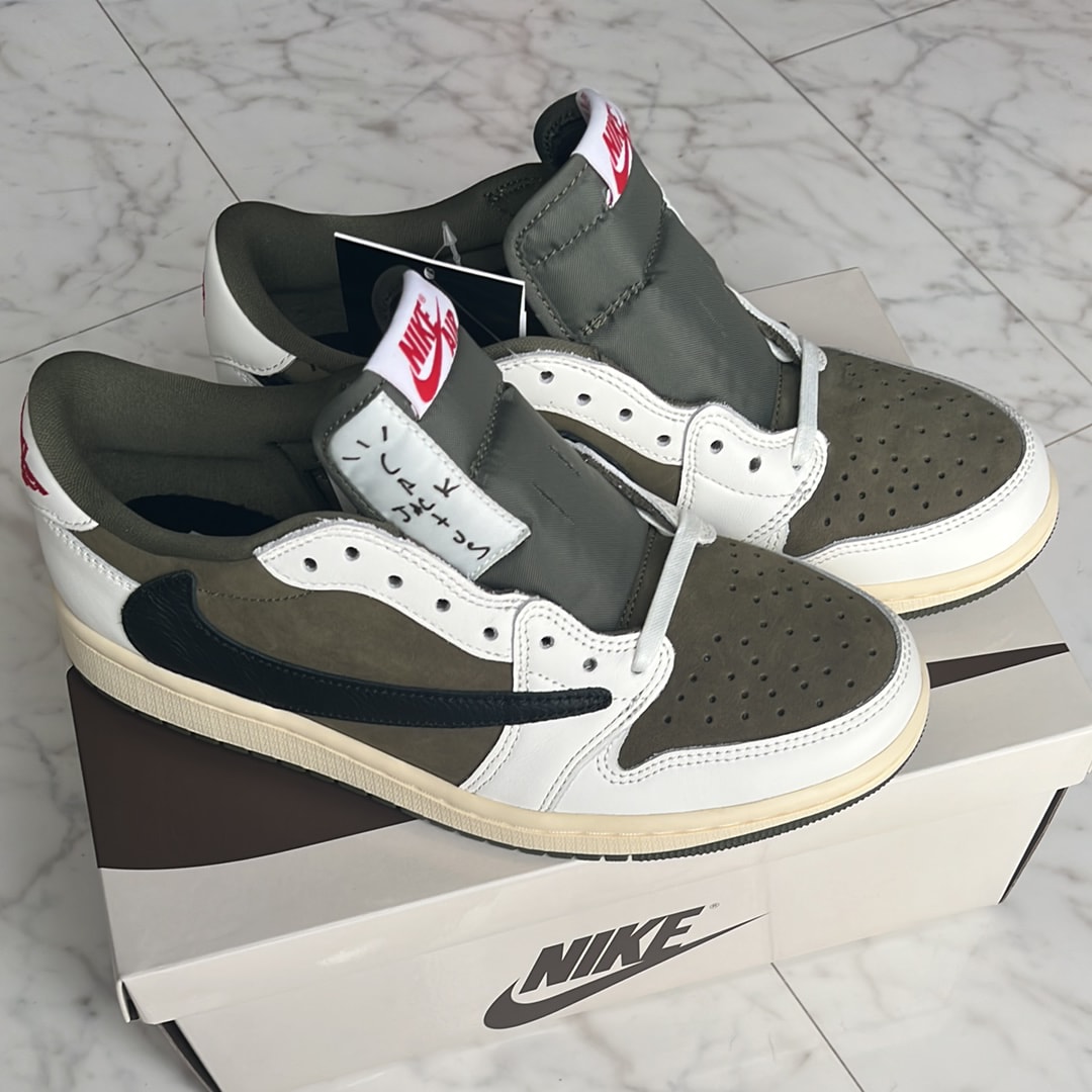 Travis Scott × Nike Air Jordan 1 Low OG SP "Reverse Olive"