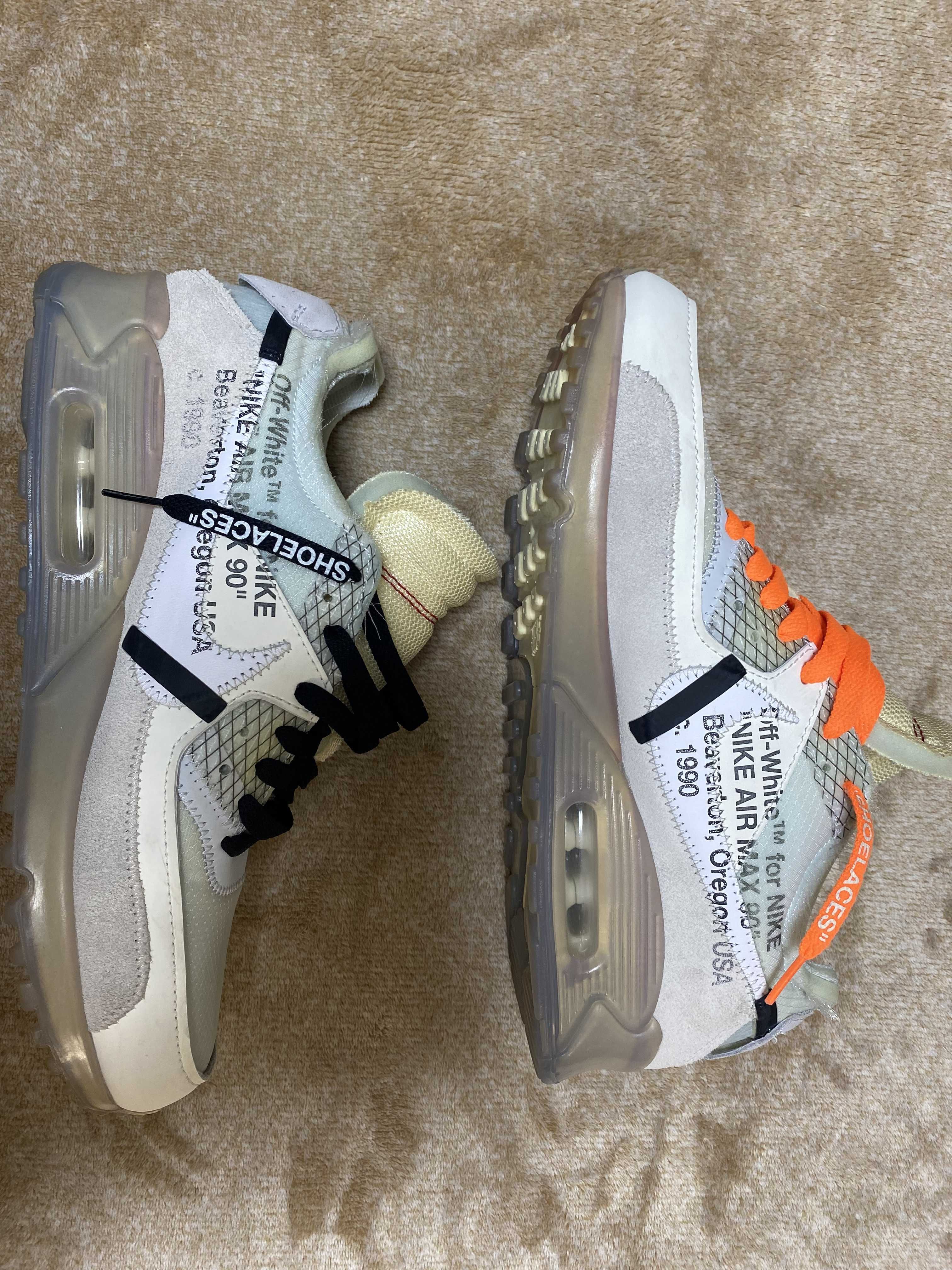 Off-White × Nike Air Max 90 "The 10/Sail"