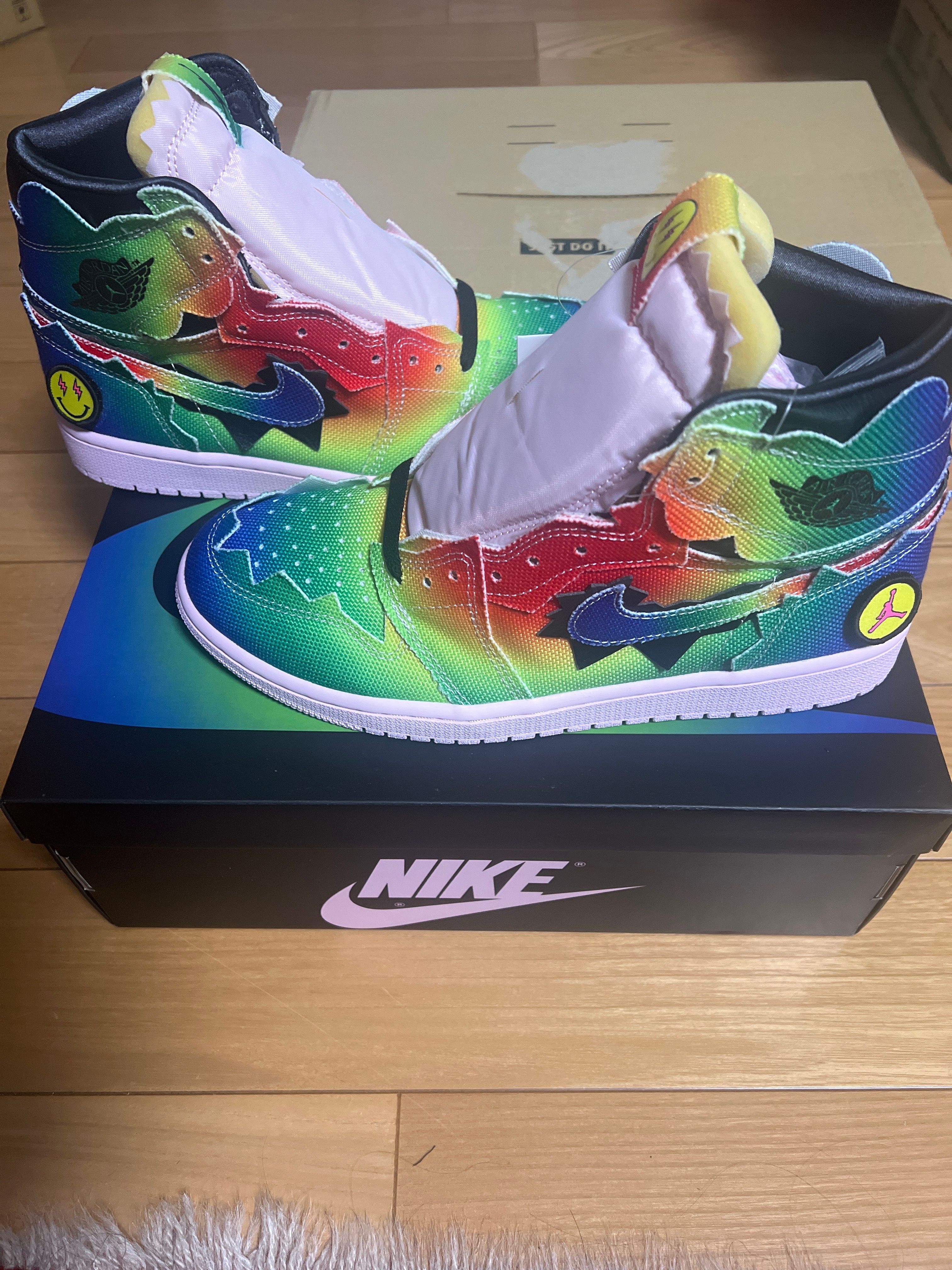 J Balvin × Nike Air Jordan 1 High OG "Rainbow"