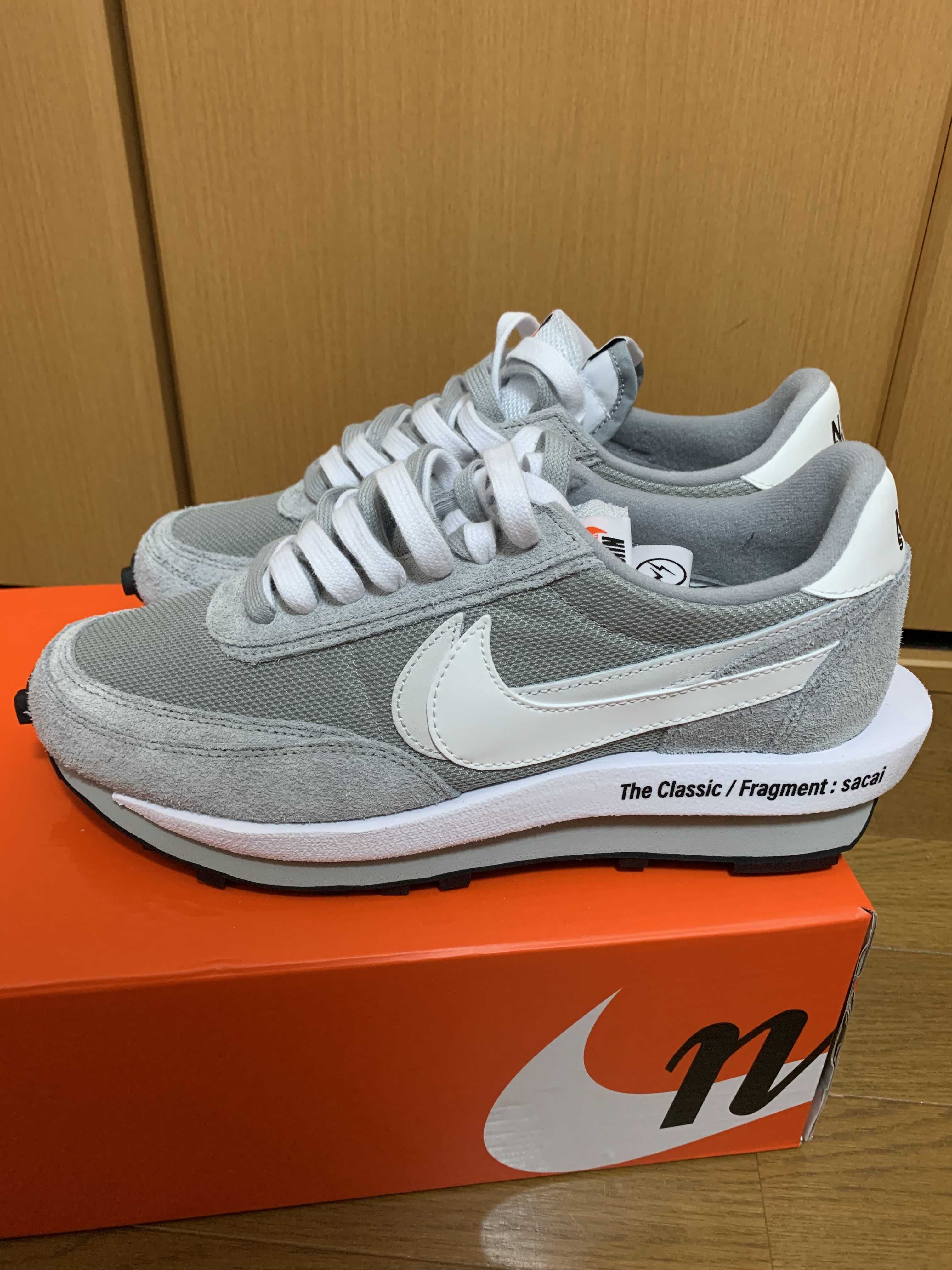 Fragment × sacai × Nike LD Waffle "Light Smoke Grey"