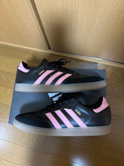 Inter Miami CF × adidas Samba "Core Black/Light Pink/Gum"