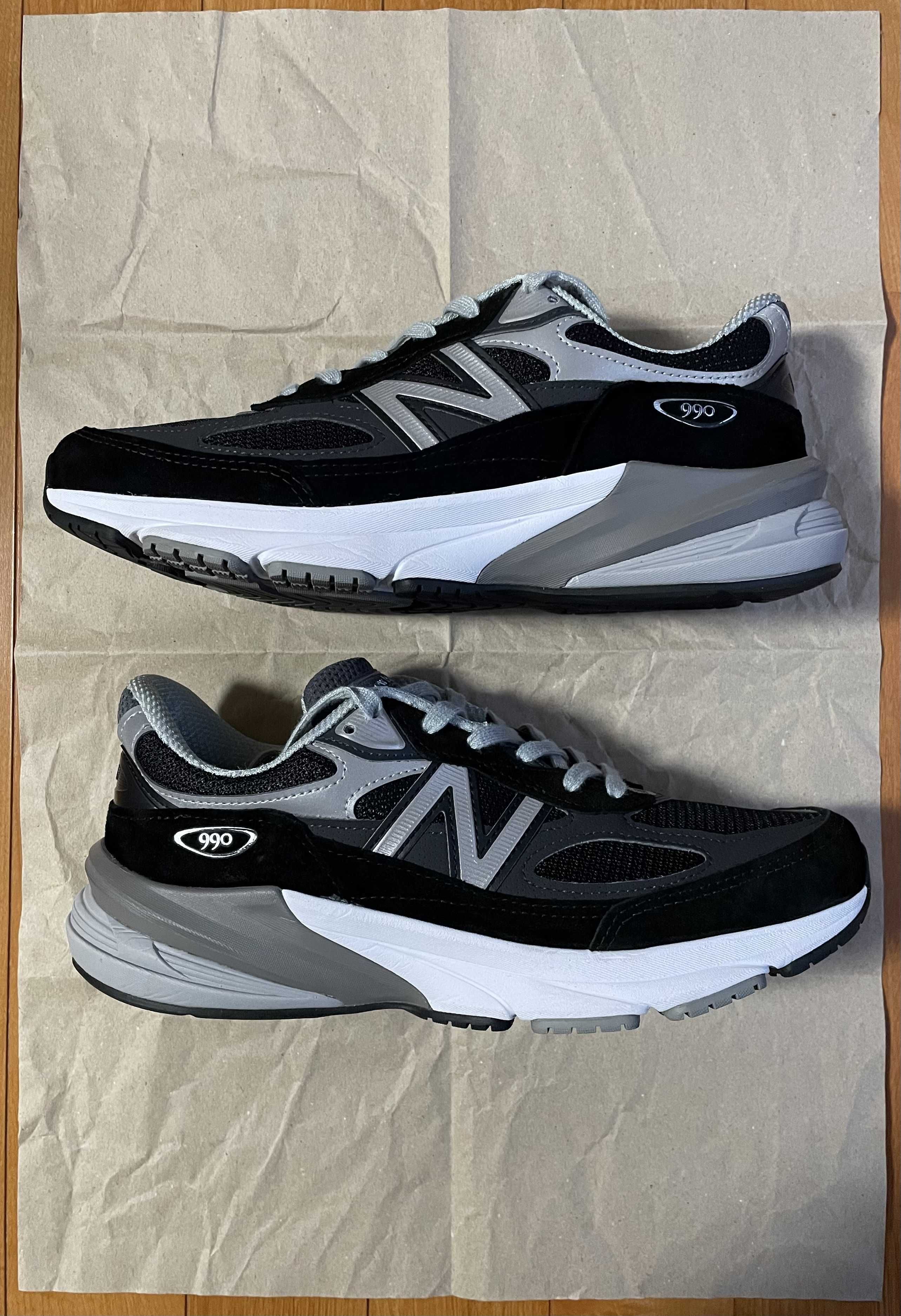 New Balance 990V6 "Black" (Heel NB Logo)