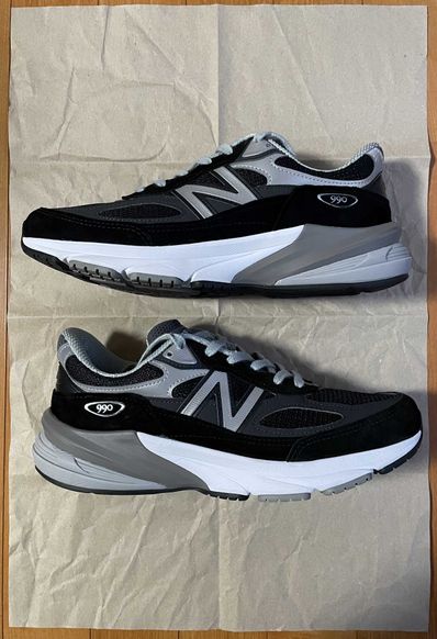 New Balance 990V6 "Black" (Heel NB Logo)