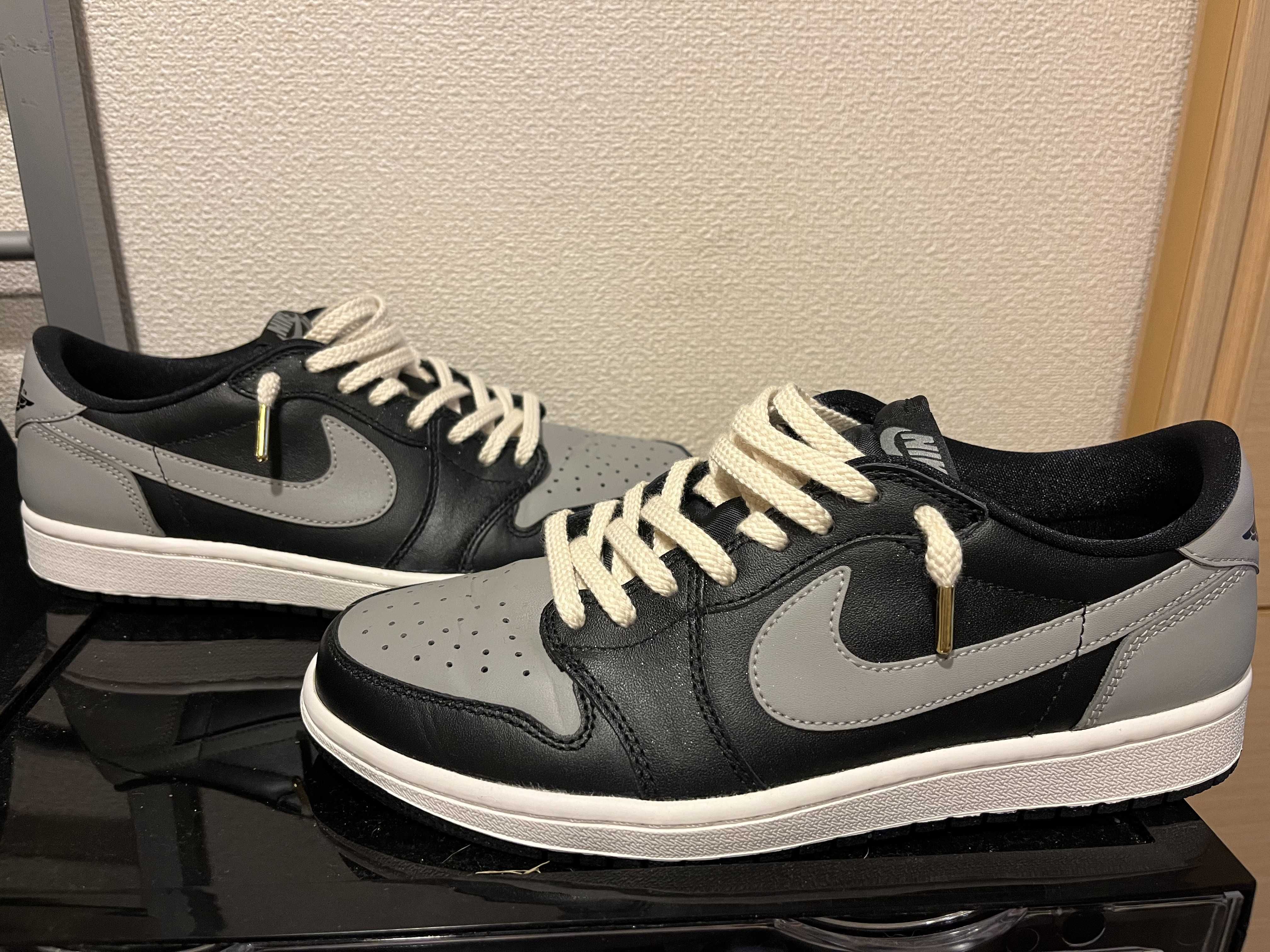 NIKE AIR JORDAN 1 RETRO LOW BLACK GREY (2015)