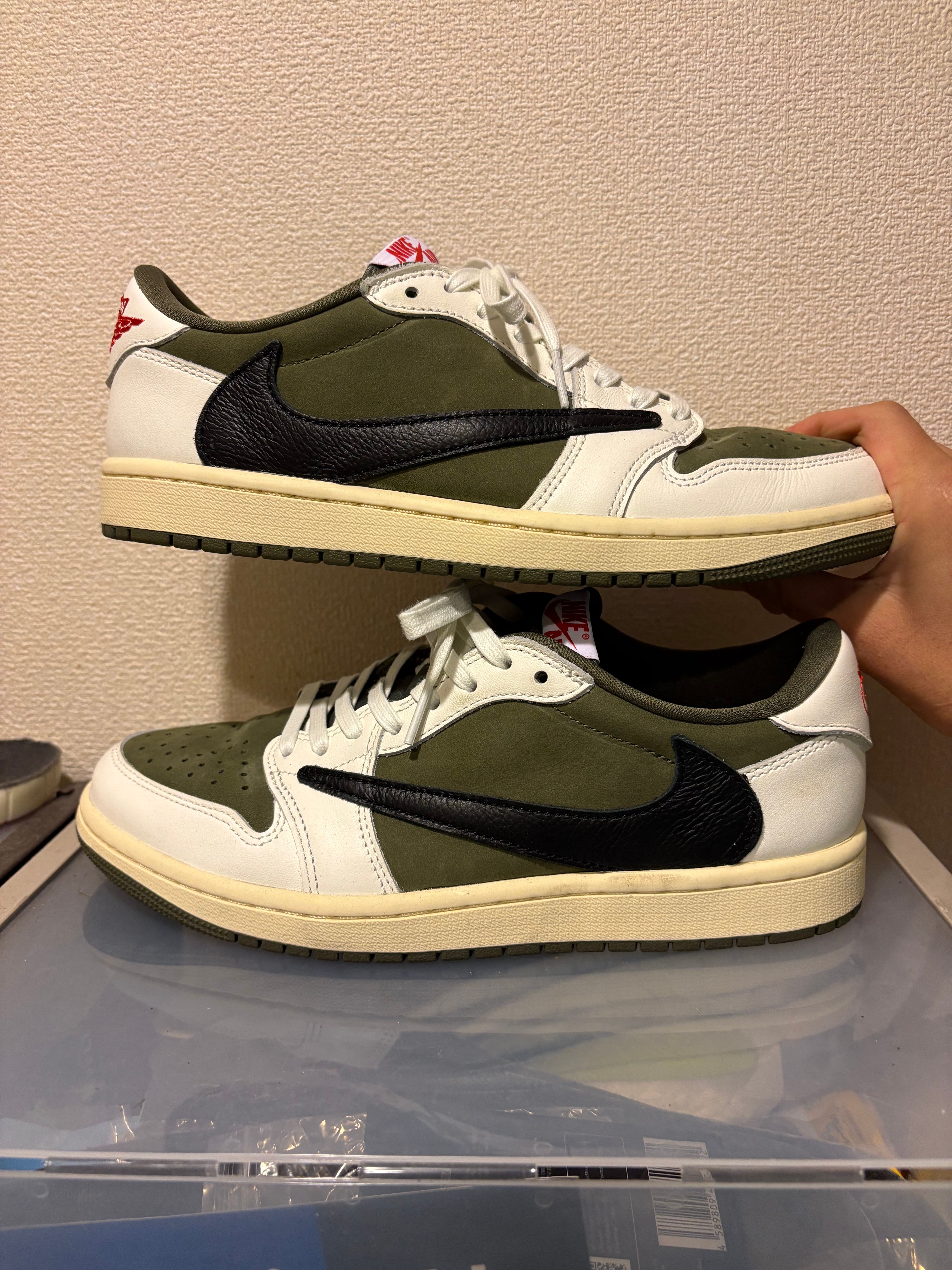 Travis Scott × Nike Air Jordan 1 Low OG SP "Reverse Olive"