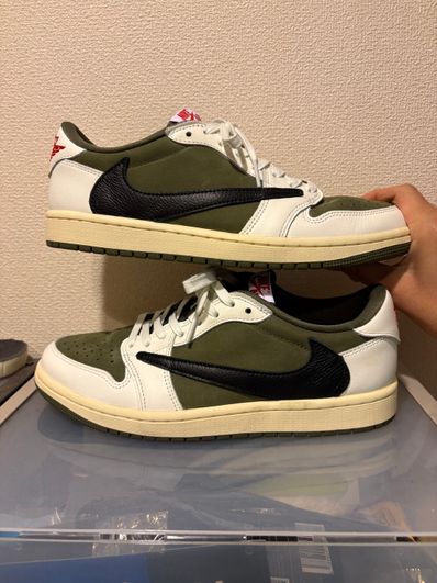 Travis Scott × Nike Air Jordan 1 Low OG SP "Reverse Olive"