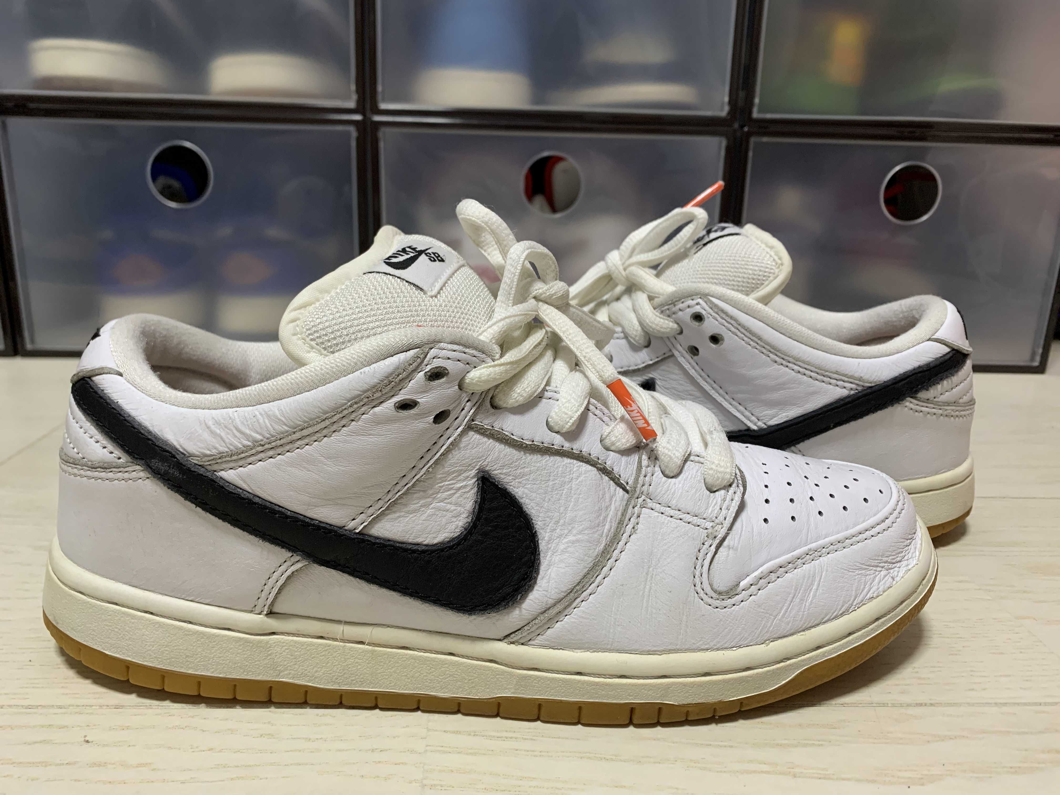 Nike SB Dunk Low Orange Label "White Black"