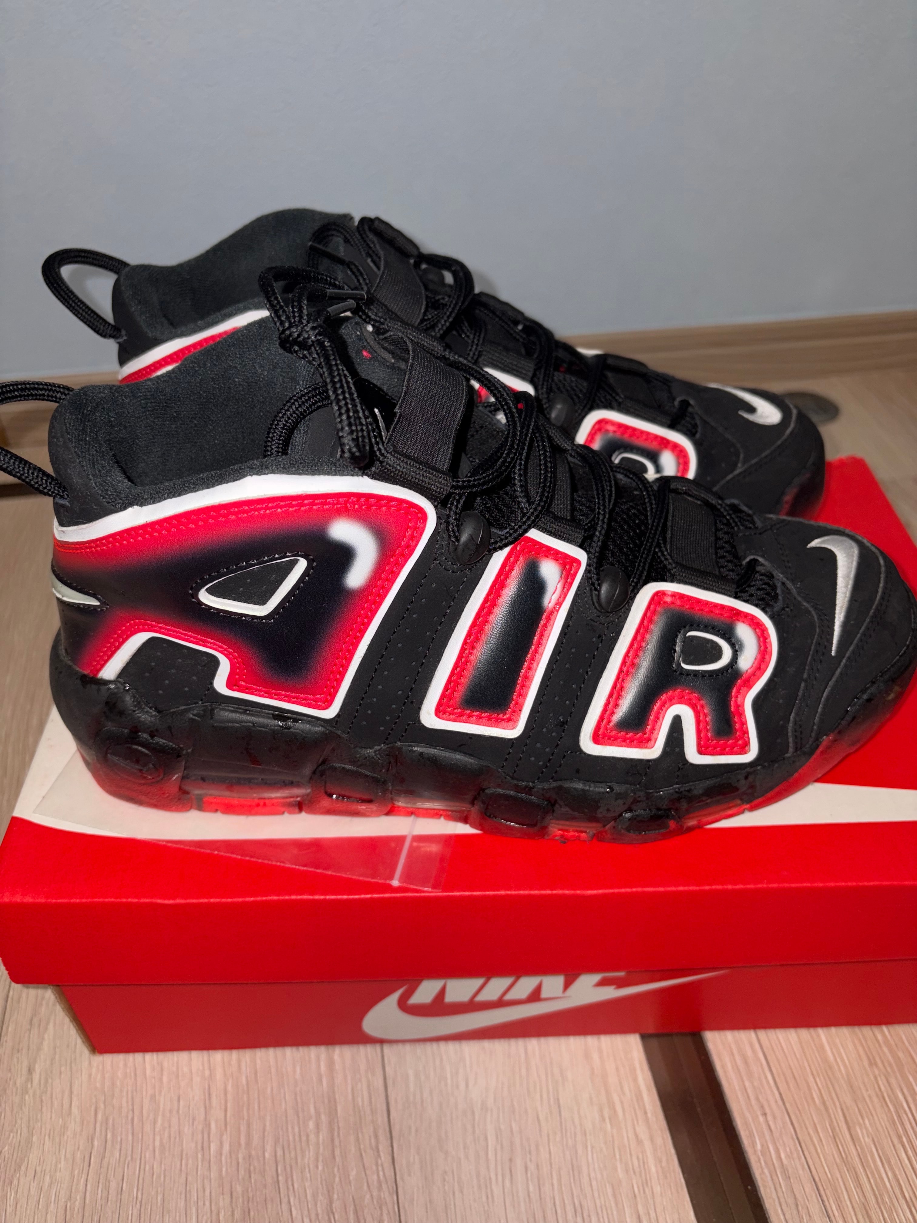 NIKE AIR MORE UPTEMPO "LASER CRIMSON"