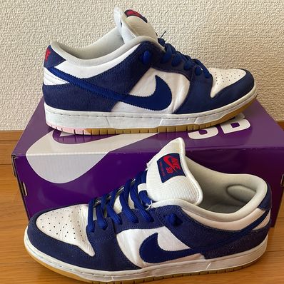 Nike SB Dunk Low "Los Angeles Dodgers/Deep Royal Blue"