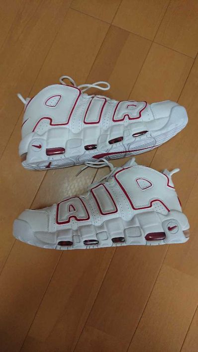NIKE AIR MORE UPTEMPO "WHITE/VARSITY RED" (2021)