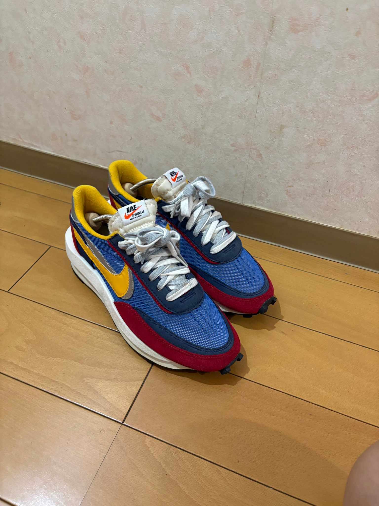 sacai × Nike LDV Waffle "Red/Blue"