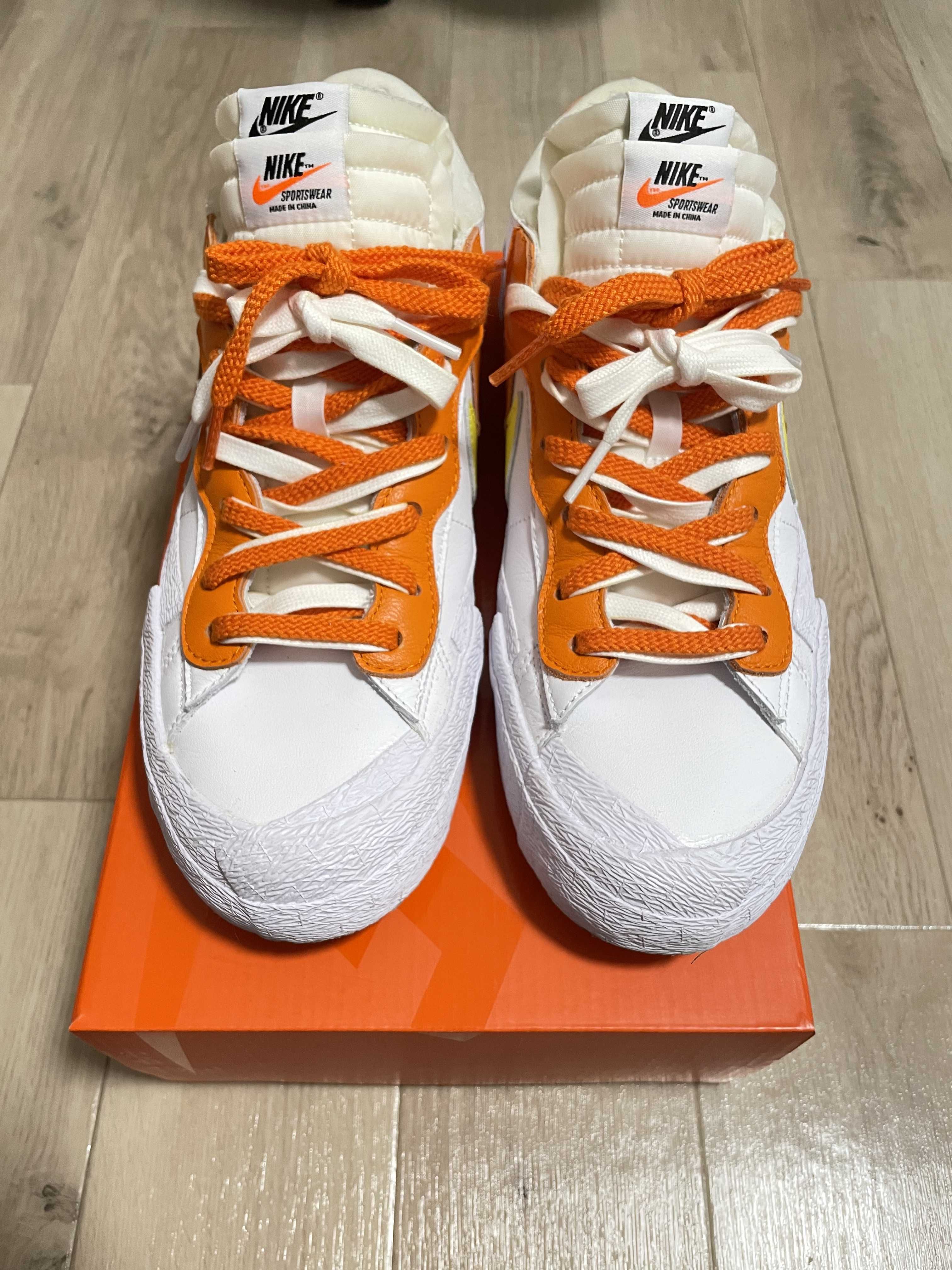 SACAI × NIKE BLAZER LOW "MAGMA ORANGE"