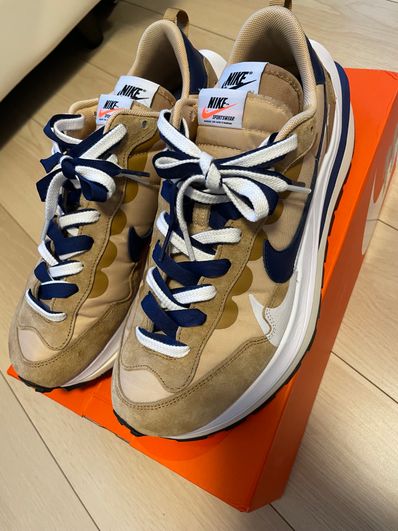 Sacai × Nike Vapor Waffle "Sesame And Blue Void"