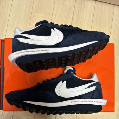 Fragment × sacai × Nike LD Waffle "Blackended Blue"