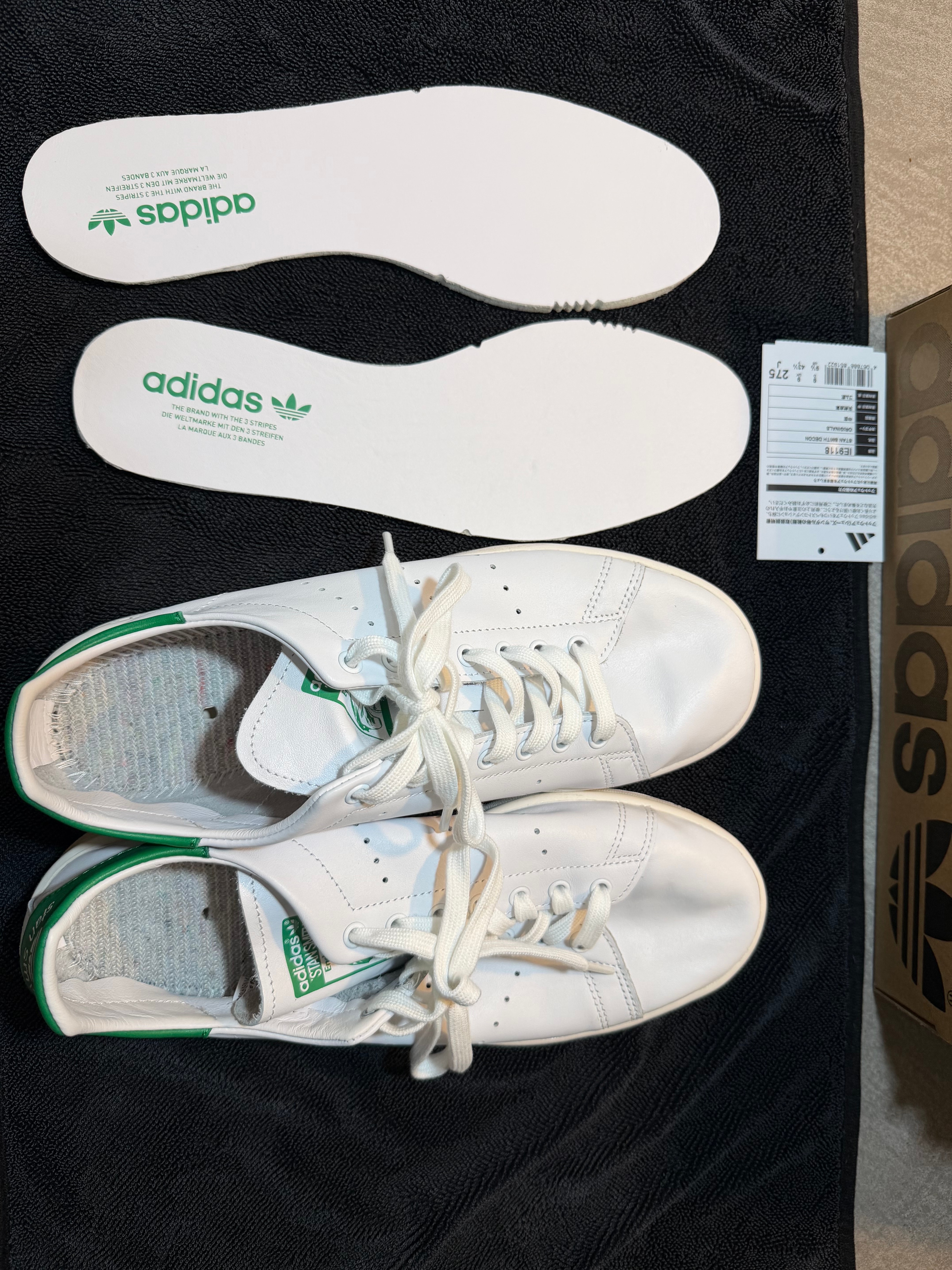 アディダス スタンスミス デコン "フットウェアホワイト/グリーン/コアホワイト"