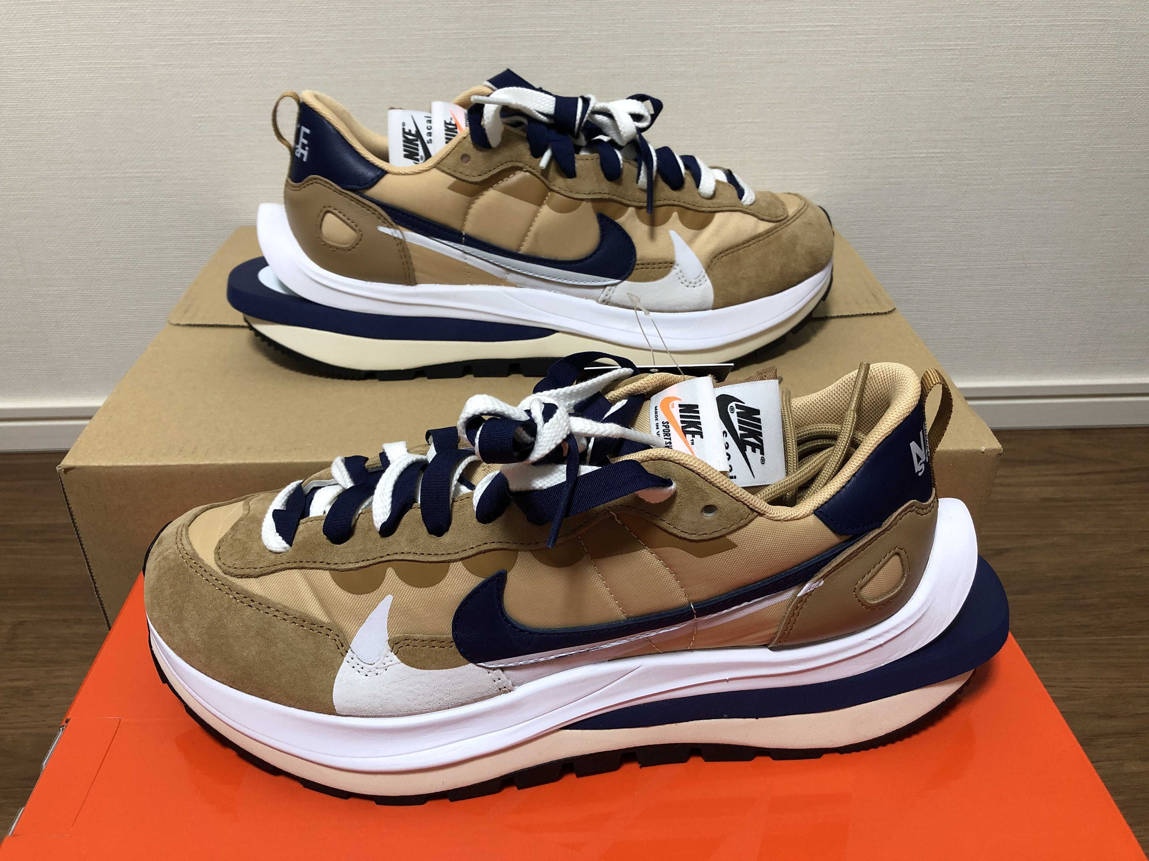 Sacai × Nike Vapor Waffle "Sesame And Blue Void"