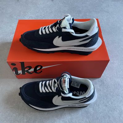 Fragment × sacai × Nike LD Waffle "Blackended Blue"