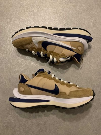 Sacai × Nike Vapor Waffle "Sesame And Blue Void"