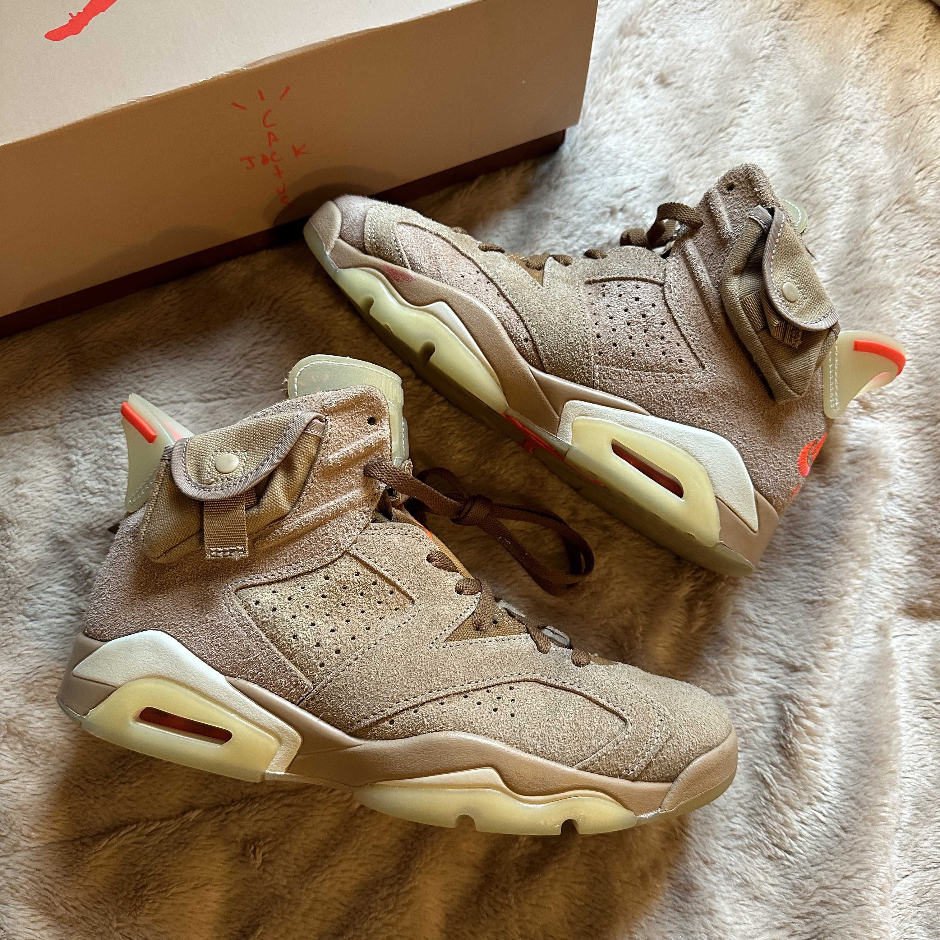 Travis Scott × Nike Air Jordan 6 "British Khaki"