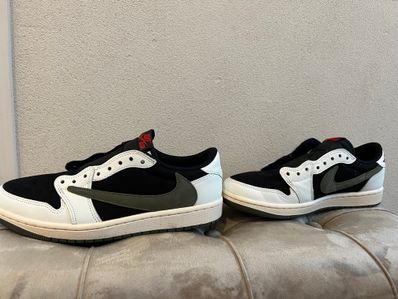 Travis Scott × Nike Women's Air Jordan 1 Low OG "Medium Olive"