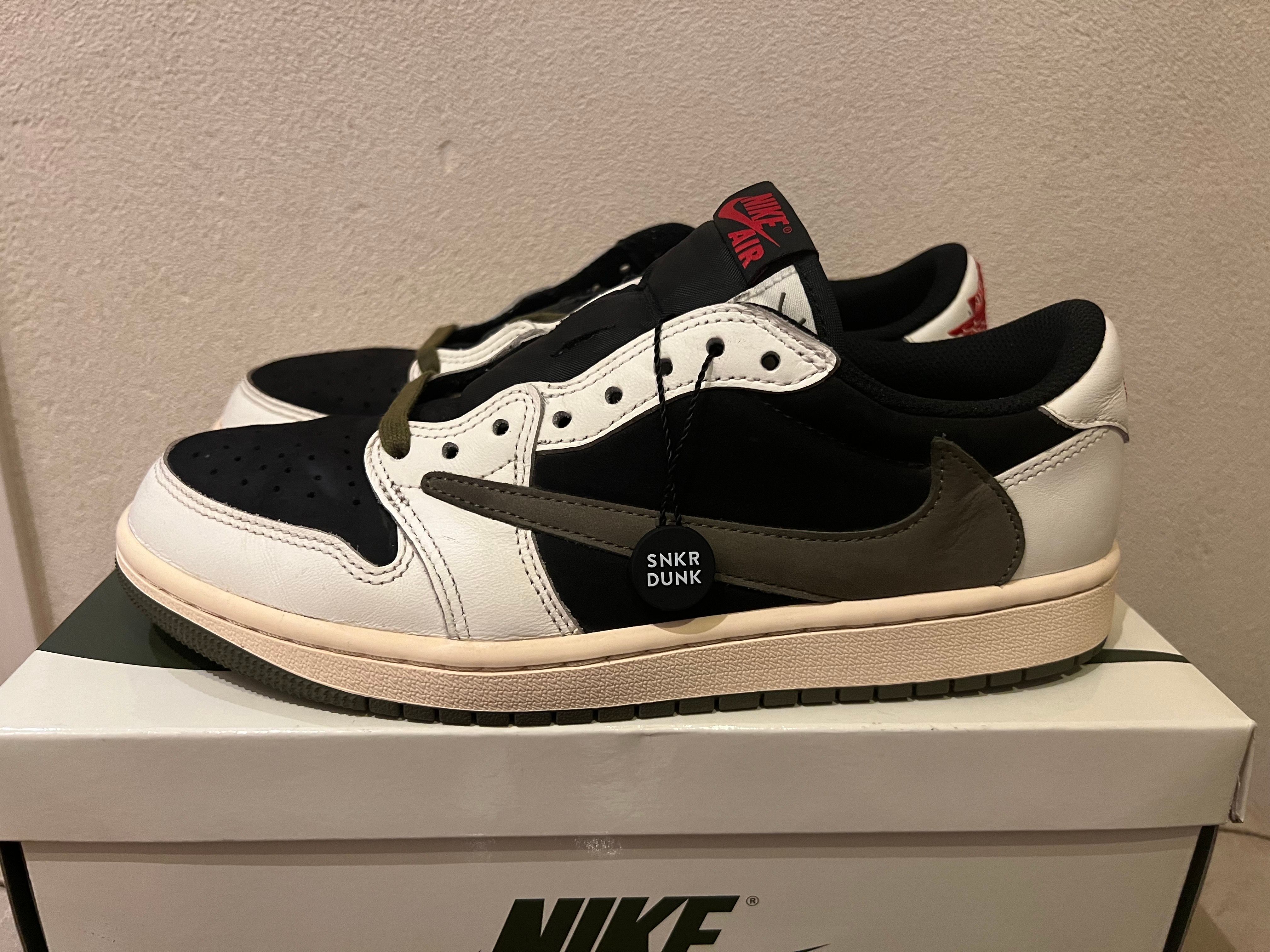 Travis Scott × Nike Women's Air Jordan 1 Low OG "Medium Olive"