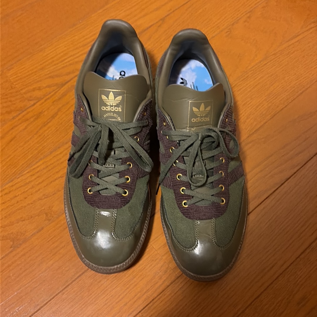 Alwayth × adidas Samba OG "Olive Straighter/Shadow Brown/Matte Gold"