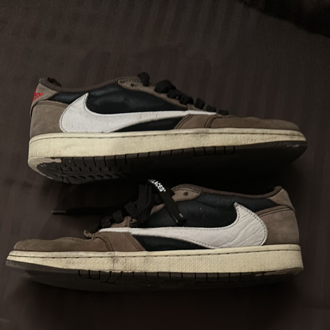 Travis Scott × Nike Air Jordan 1 Low OG SP-T "Black/Dark Mocha"